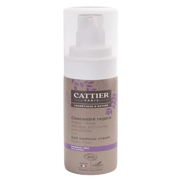Cattier Crème & Soin Hydratant Concentré Regard Eclat de Rose Bio 15ml