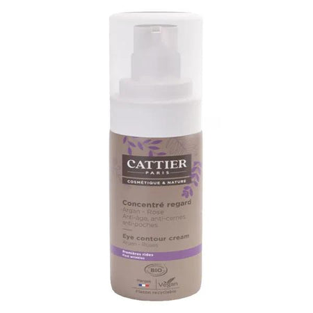 Cattier Crème & Soin Hydratant Concentré Regard Eclat de Rose Bio 15ml