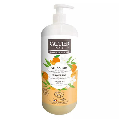 Cattier Organic Clementine Orange Blossom Shower Gel 1L