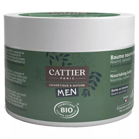 Cattier Men Organic Nourishing Balm for Beard and Hair 90g