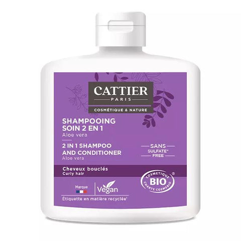 Cattier Shampoing Soin 2 en 1 Cheveux Bouclés Bio 250ml