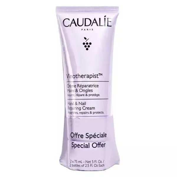 Caudalie Vinotherapist Crème Mains & Ongles Lot de 2 x 75ml