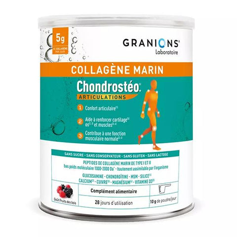 Chondrosteo+ Marine Collagen Joint Comfort Wild Berry Flavor Powder 280g
