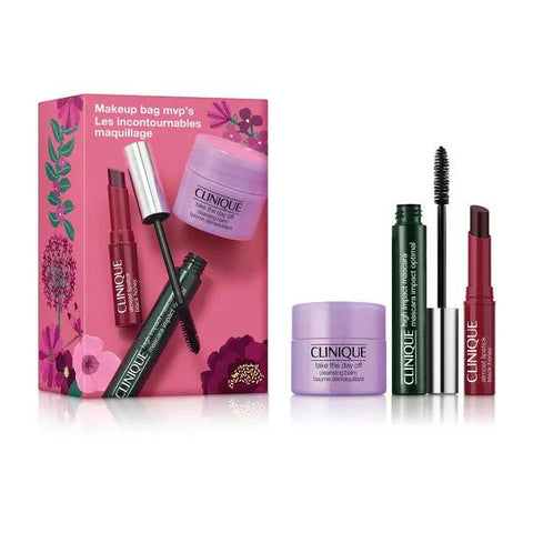 Clinique High Impact™ Coffret Mascara et Baume à Lèvres + Baume Démaquillant