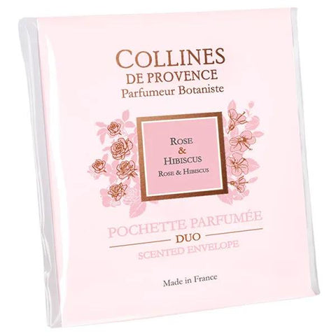 Collines de Provence Pochette parfumée Rose Hibiscus (6 g)