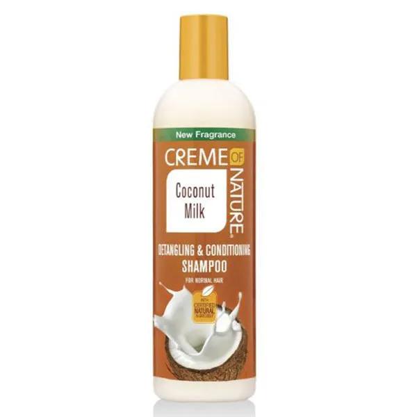 Creme of Nature CNI, Shampoing lait de coco, démêlant et revitalisant (354 ml)
