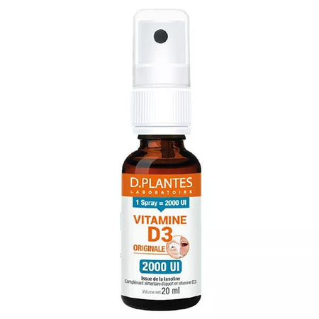 D.Plantes Vitamine D3 2000UI Originale spray (20 ml)