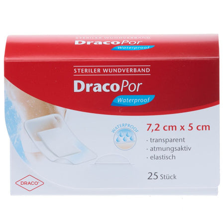 DracoPor Waterproof pansement stérile 5 x 7,2 cm (25 pièces)