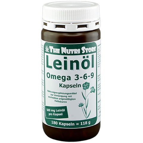 Omega-3-6-9 huile de lin 500 mg (180 gélules)