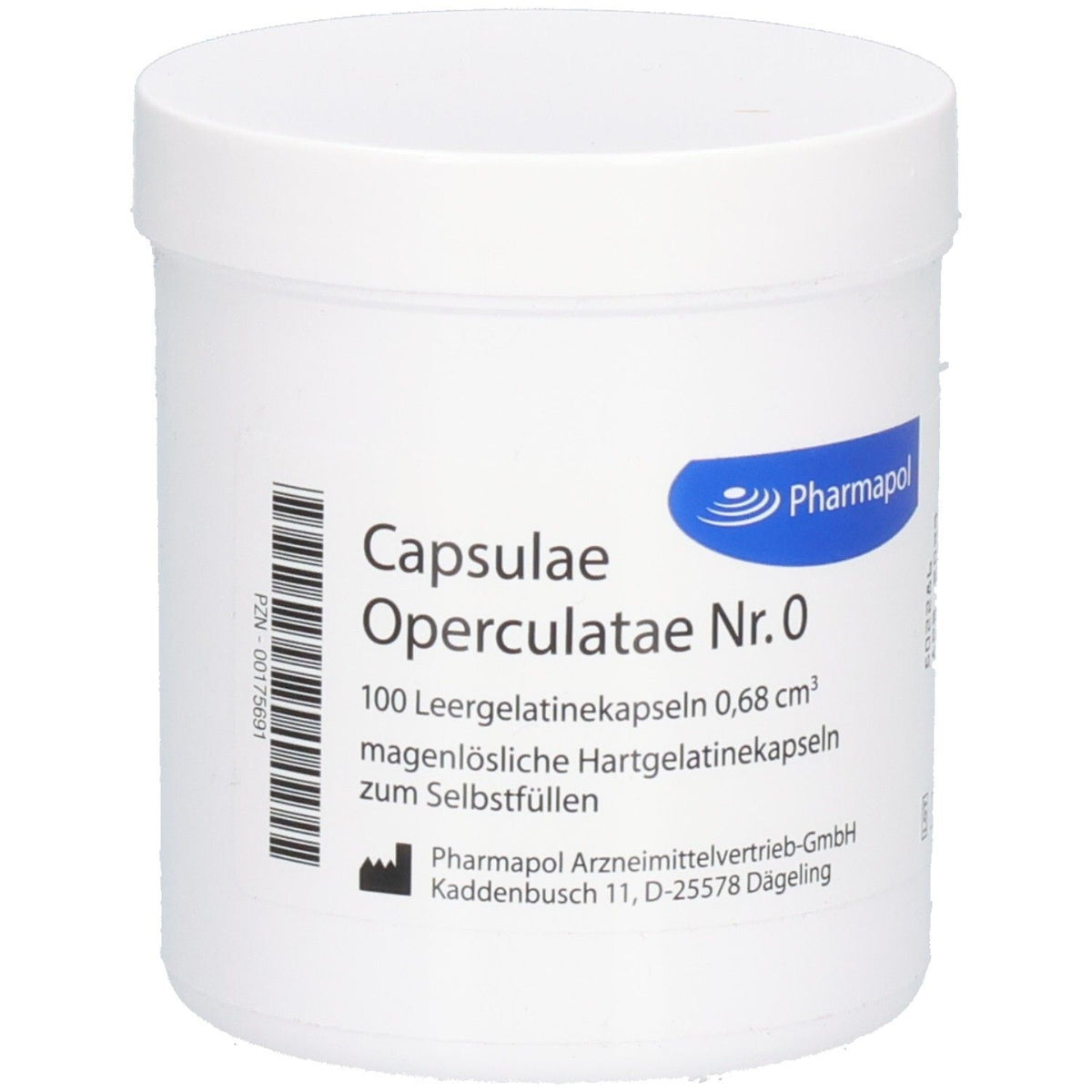 Pharmapol gélules vides n° 0 (100 gélules)