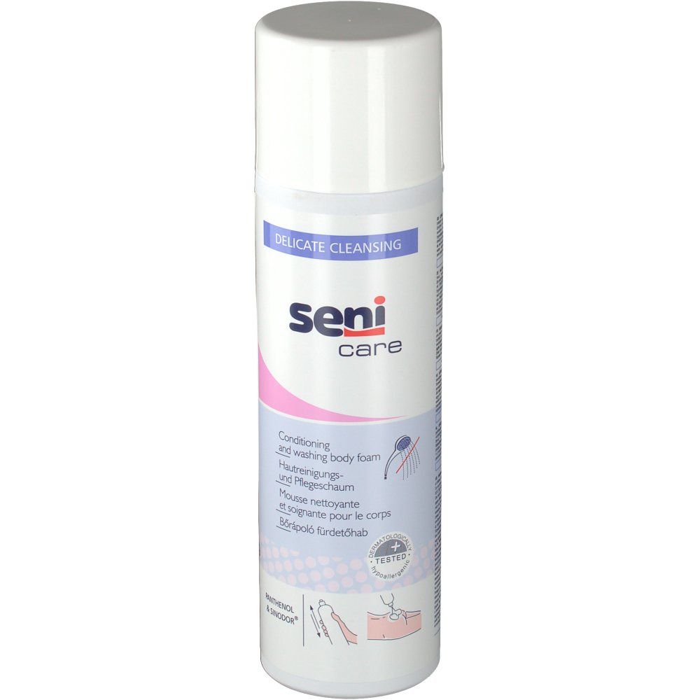 SENI mousse nettoyante et protectrice pour incontinence (500 ml)
