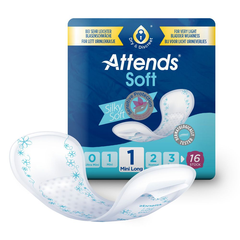 Attends Soft 1 Mini Long protections (16 pièces)