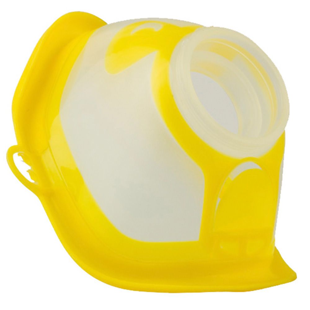 MicroDrop® RF7 plus masque souple enfant jaune-transparent (1 pièce)