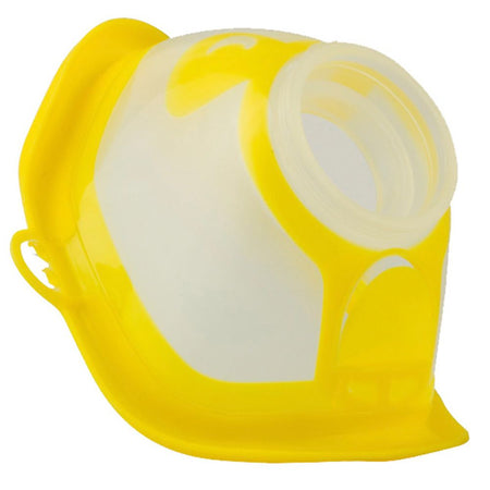MicroDrop® RF7 plus masque souple enfant jaune-transparent (1 pièce)
