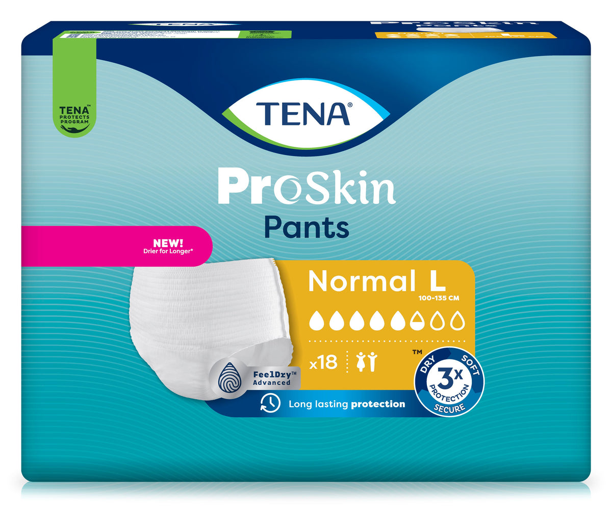TENA Pants Normal L (4x18 pièces)
