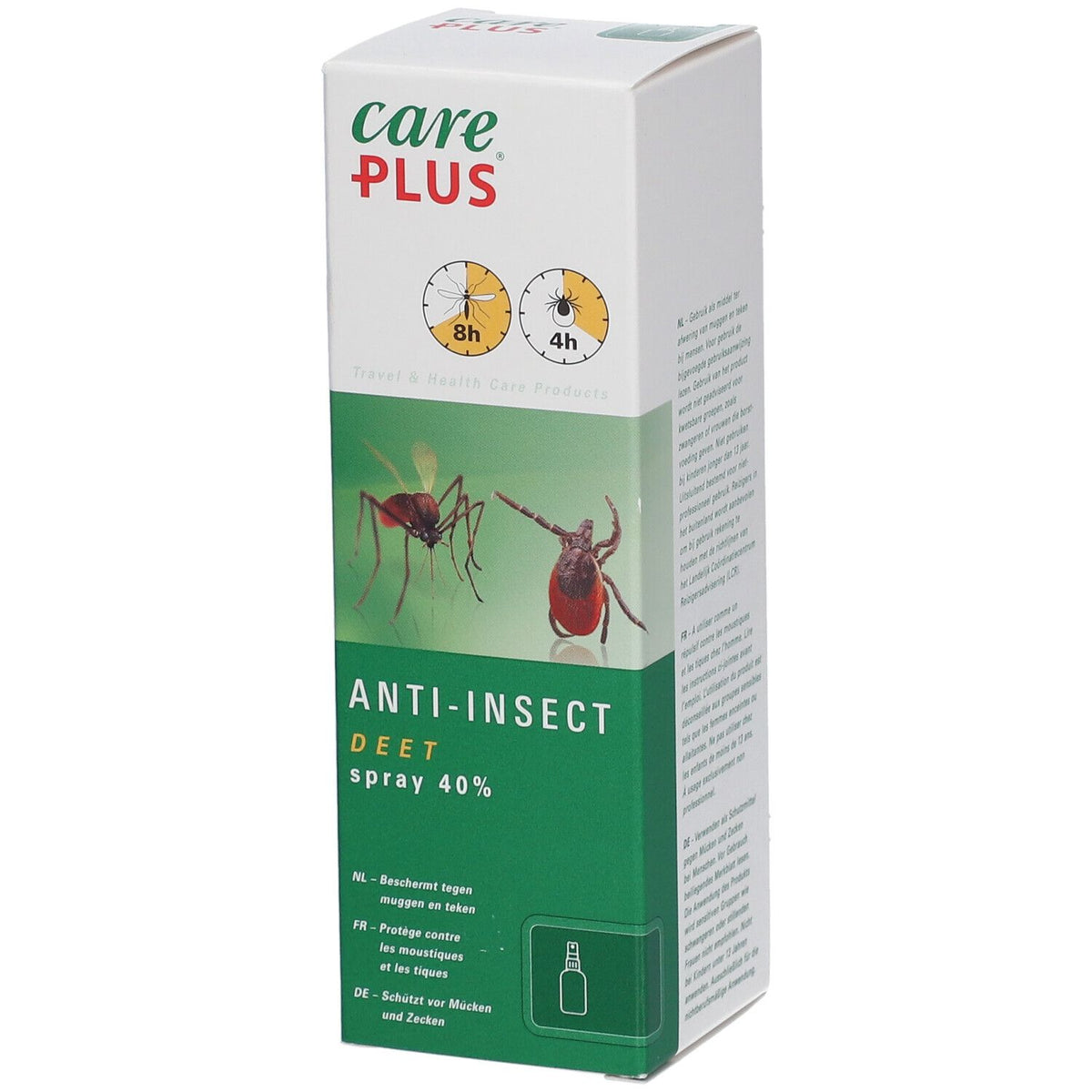 Care Plus® Spray anti-insectes DEET 40% — 100 ml
