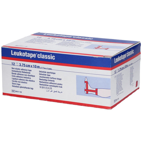 Leukotape® Classic 3,75 cm x 10 m rouge (12 pièces)