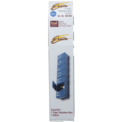 Bort Easylife 7-day pill organizer blue (1 piece)