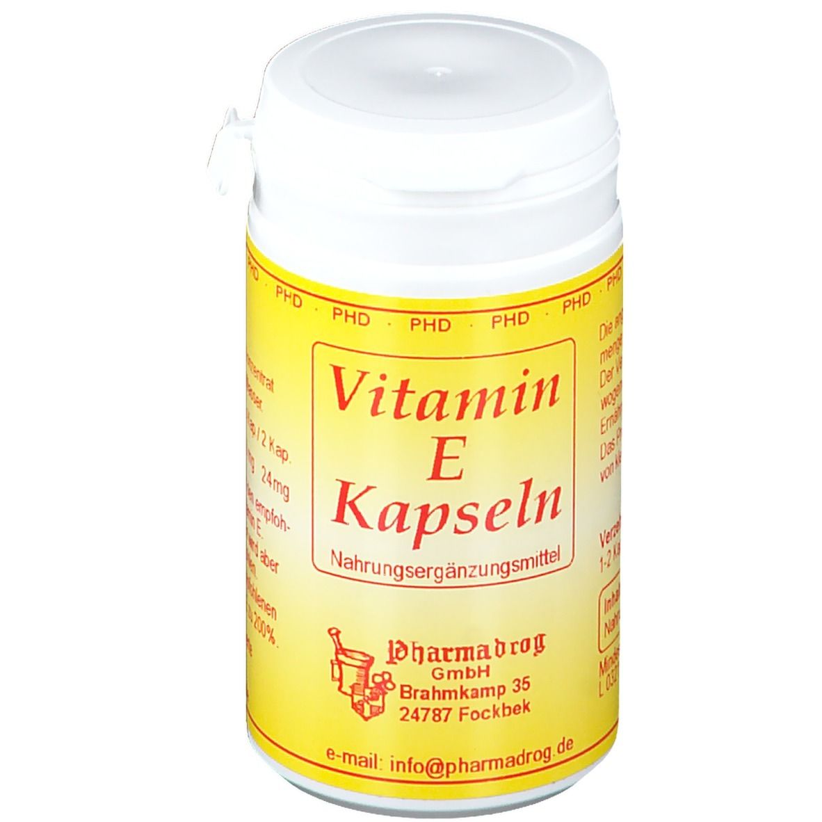 PHD gélules de vitamine E (100 pièces)