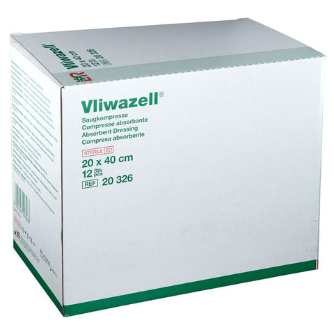 VLIWAZELL compresses absorbantes 20 x 40 cm stériles (12 pièces)