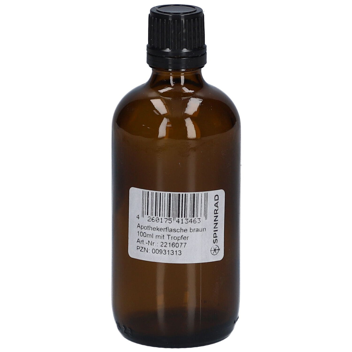 Spinnrad Flacon d'apothicaire brun avec compte-gouttes (100 ml)