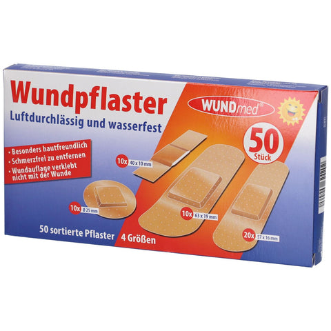 WUNDmed® assortment of plasters (50 pieces)