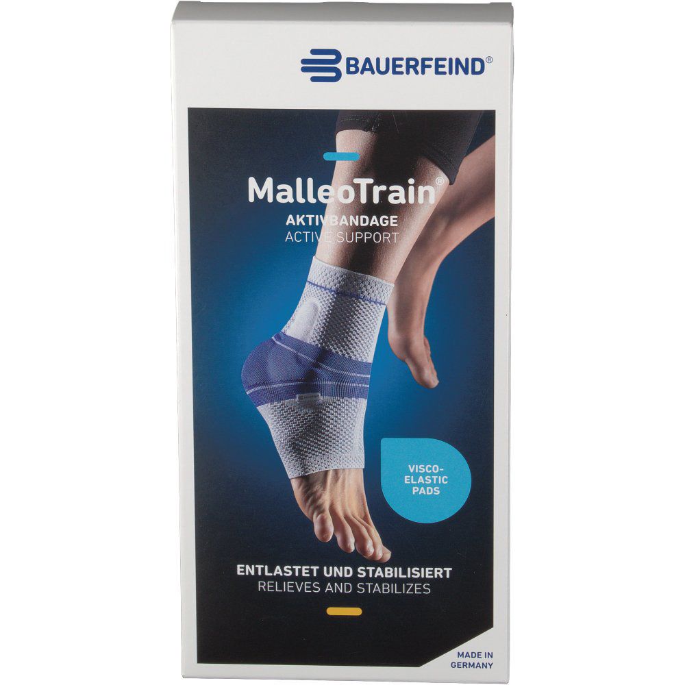 MalleoTrain® bandage de cheville gauche taille 2 titan (1 pièce)