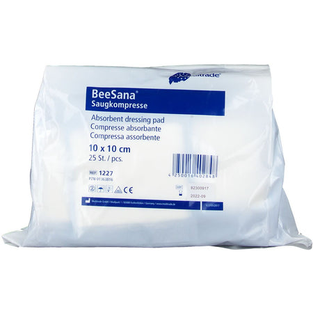 Meditrade BeeSana® compresses absorbantes 10 x 10 cm non stériles
