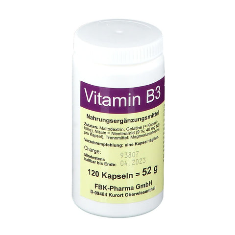 FBK-Pharma Vitamin B3 capsules (120 capsules)