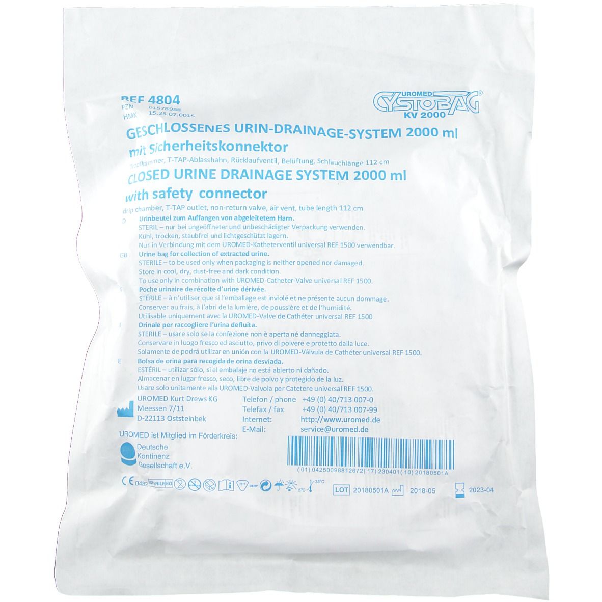 Cystobag® KV 2000 — 1 pièce