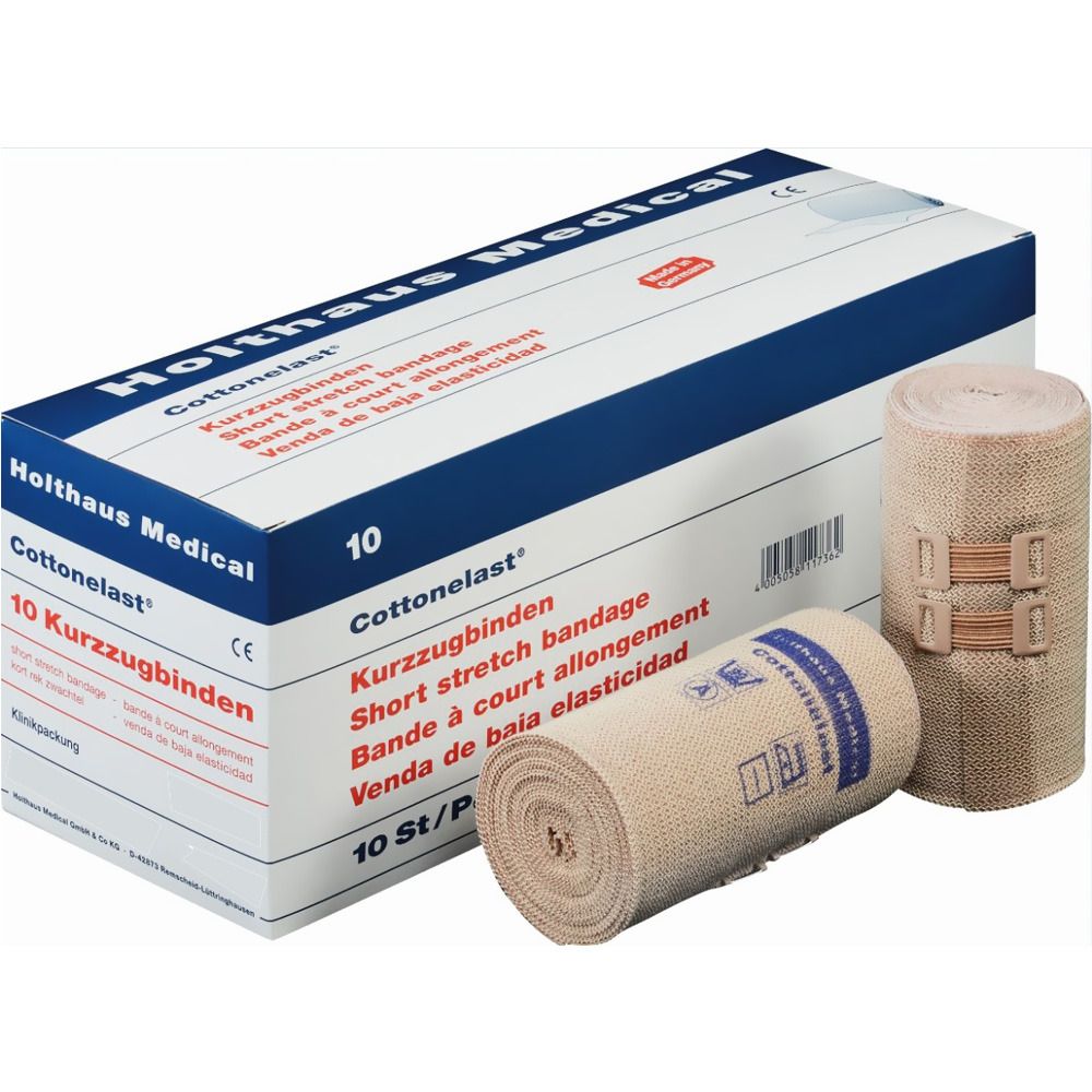 Cottonelast® bande à court allongement 8 x 5 cm (10 pièces)