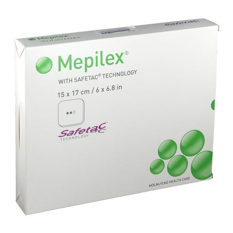 MEPILEX 15x17 cm pansement en mousse (5 pièces)