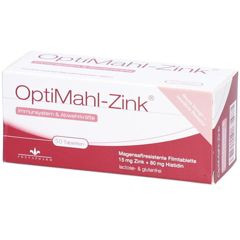OptiMahl-Zink® 15mg (50 pièces)
