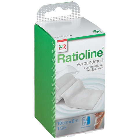 Ratioline acute bande de gaze (10 cm x 2 m, 1 pièce)