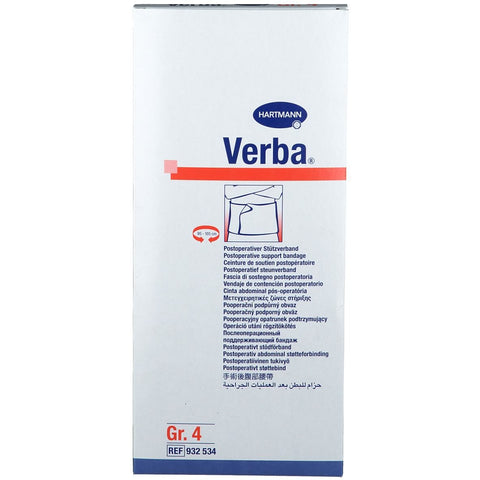 Verba® bandage de soutien postopératoire taille 4 rouge