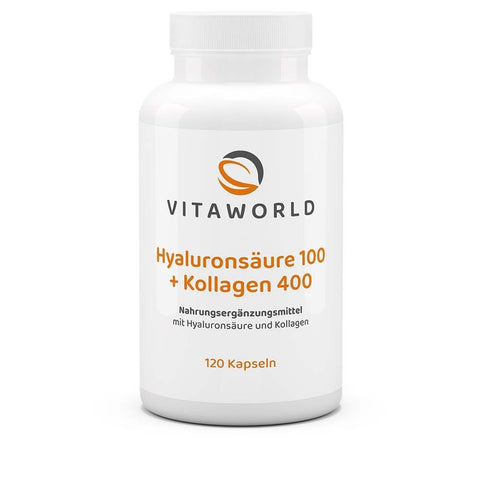 Hyaluronic Acid 100 + Collagen 400 (120 capsules)