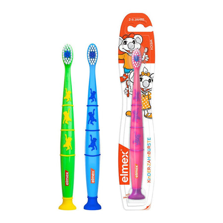 elmex brosse à dents enfants souple pour enfants de 2 à 6 ans (1 pièce)