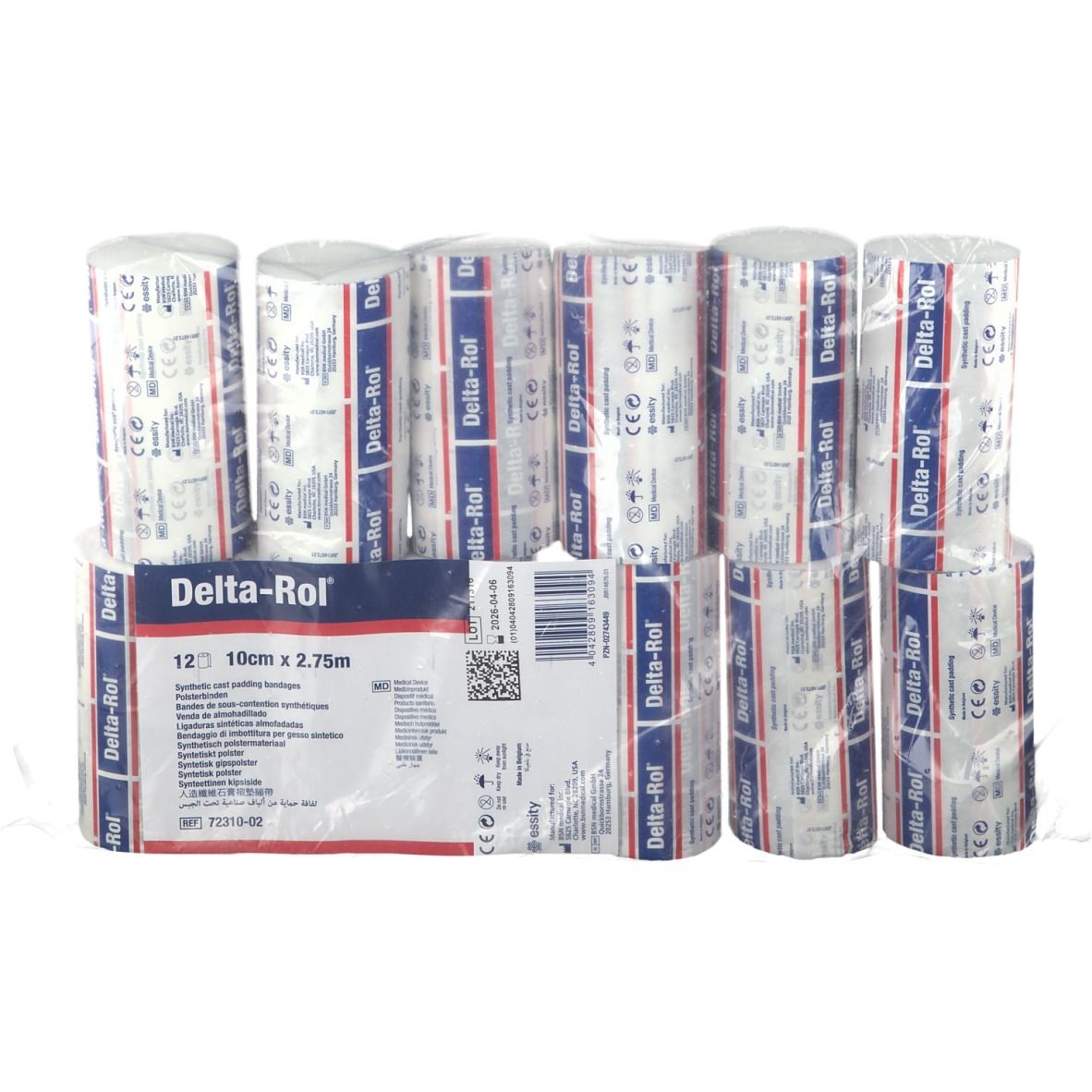 Delta-Rol® bande de rembourrage (10 cm x 2,75 m)