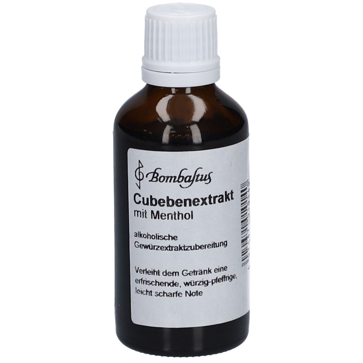 Extrait de cubèbe – extrait d'épices alcoolisé au menthol (50 ml)