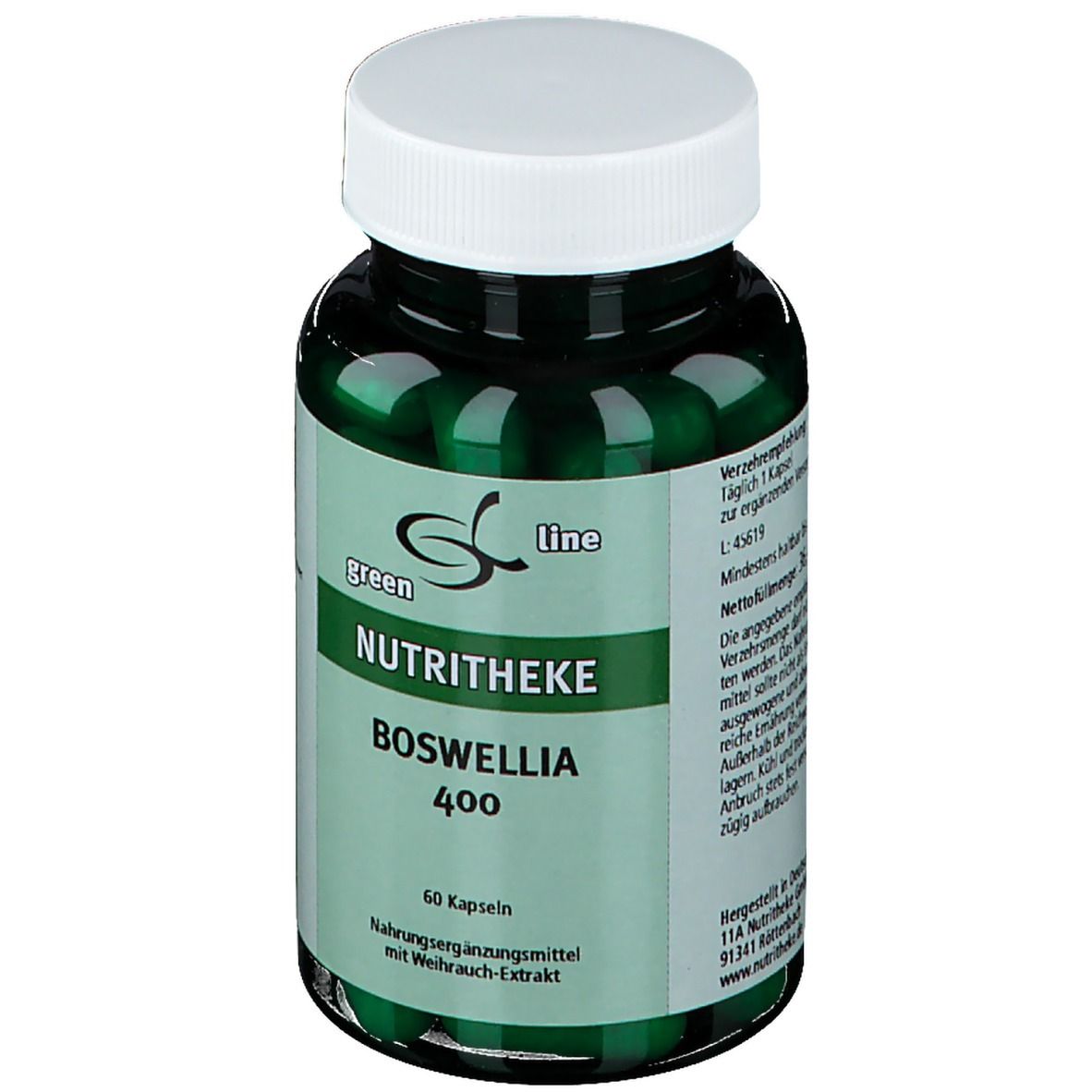 green line NUTRITHEKE Boswellia 402 (60 pièces)