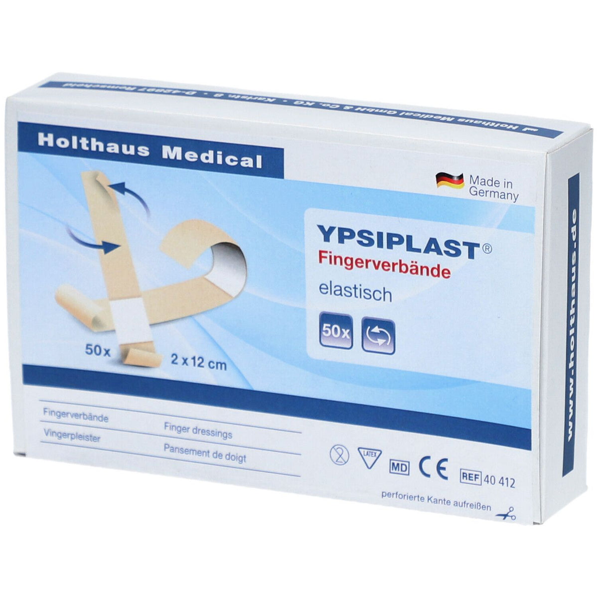 Ypsiplast Pansement pour doigt élastique (2x12 cm, 50 pièces)