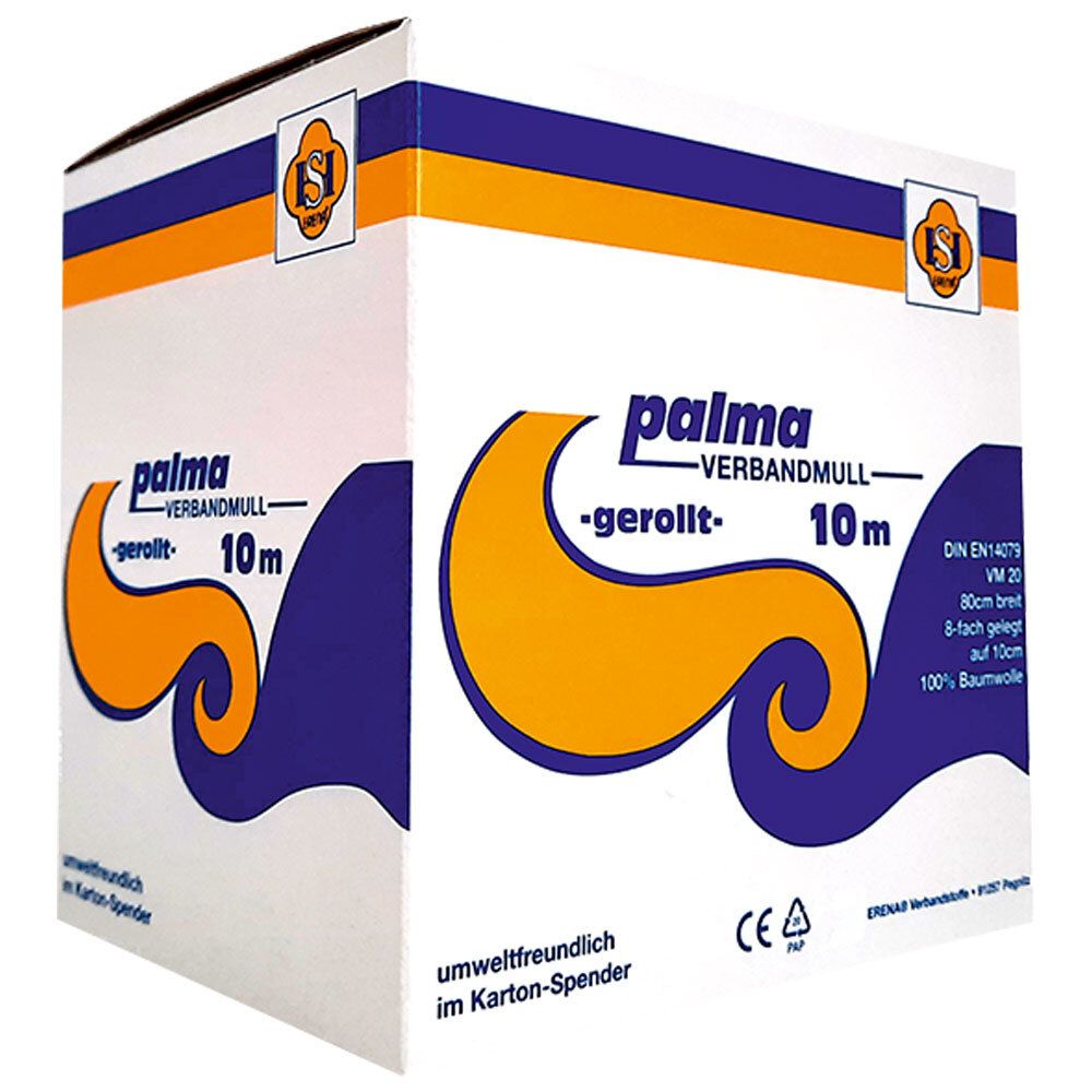 Palma rouleau de gaze (10 cm x 10 m) 8 plis