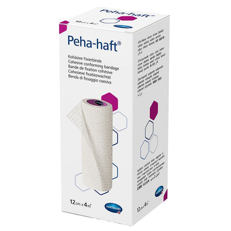 Peha-haft® Bande de fixation sans latex 12 cm x 4 m — 1 pièce