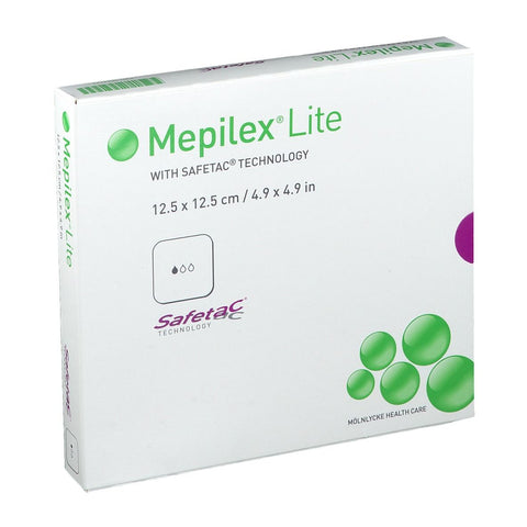 Mepilex Border Lite pansement en mousse stérile (12,5 x 12,5 cm) - 5 pièces