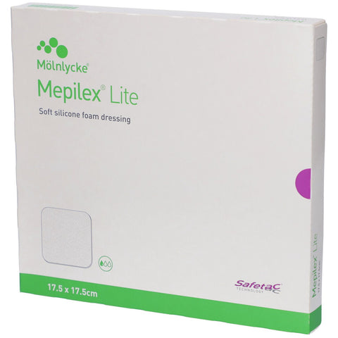 Mepilex Lite pansement en mousse stérile (17,5x17,5 cm, 5 pièces)