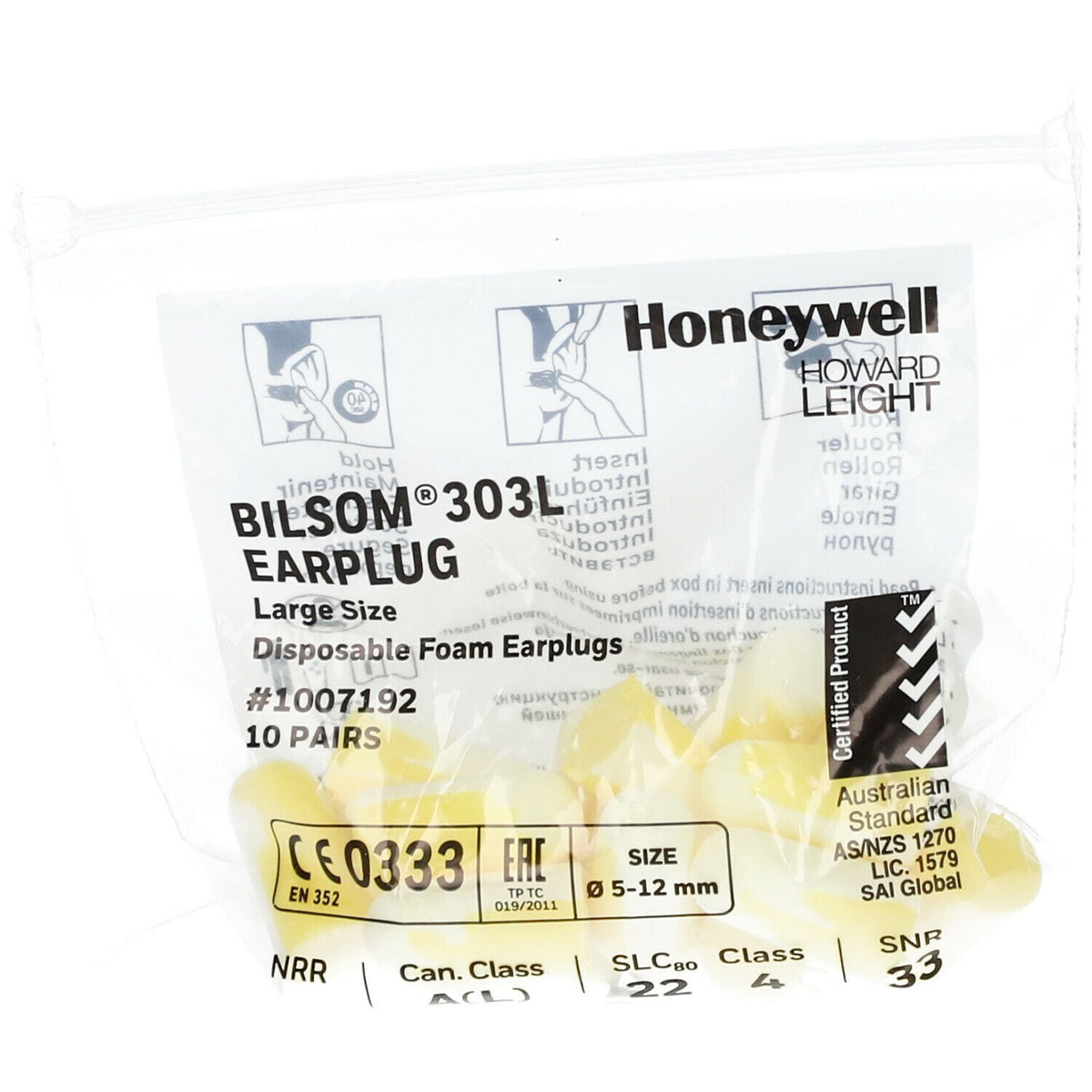 Bilsom® 303 Large (20 pièces)