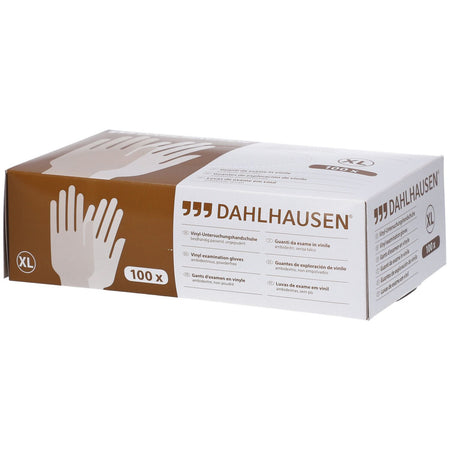Dahlhausen® Gants d’examen en vinyle taille XL (100 pièces)