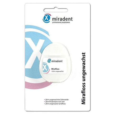 Miradent Mirafloss fil dentaire non ciré 20 m (1 pièce)