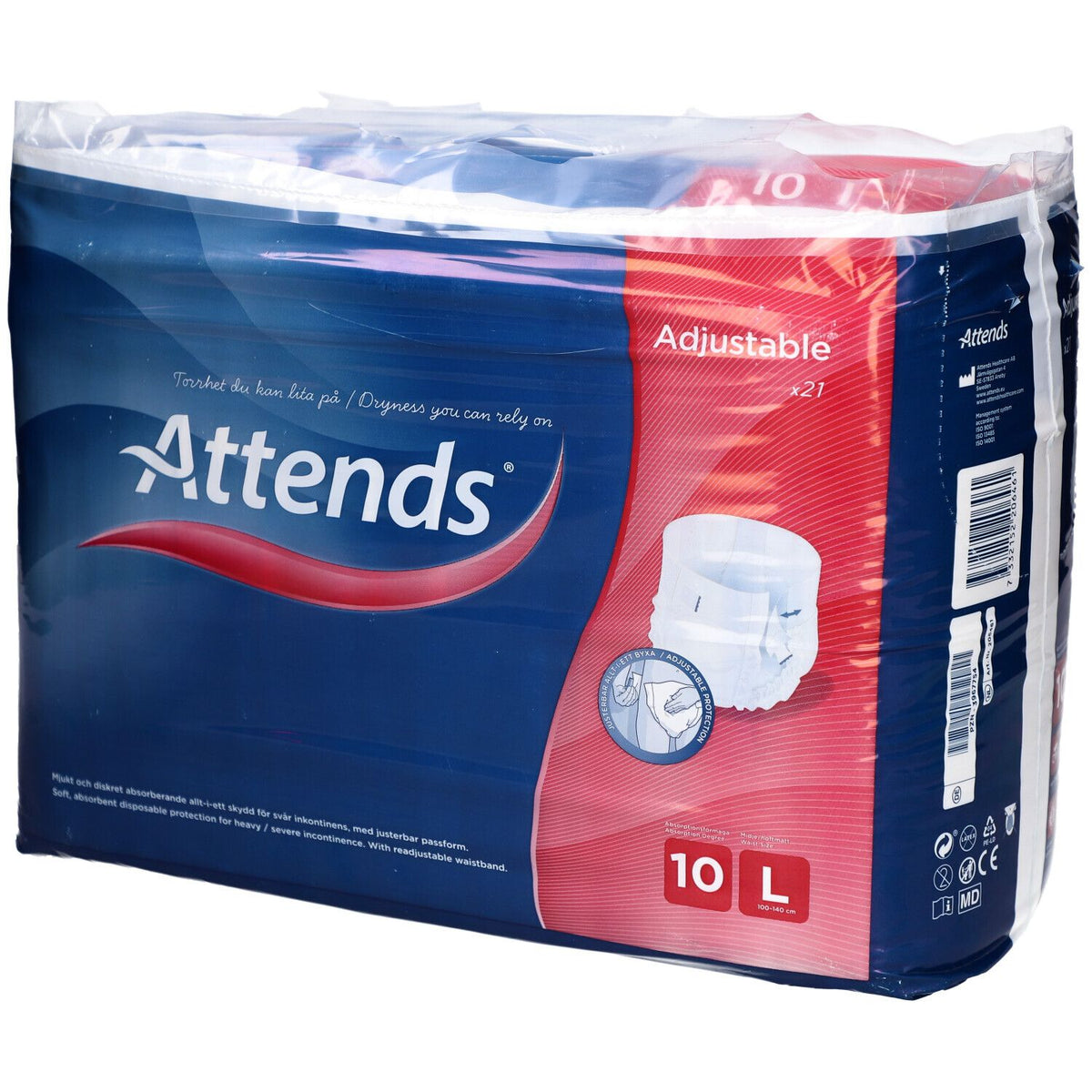 Attends® Adjustable 10 L Slip