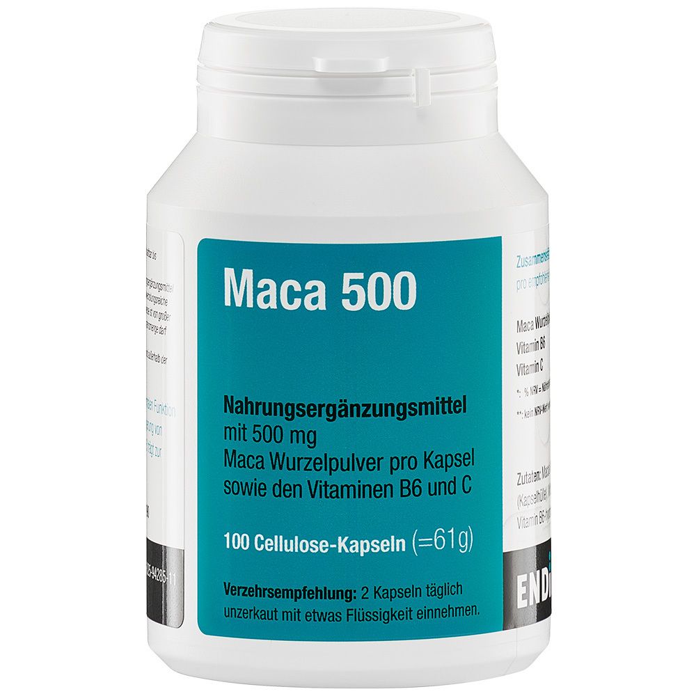 Endima Maca 500 gélules (100 pièces)